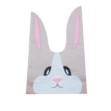 Load image into Gallery viewer, 50pcs/lot Cute Rabbit Ear Bags Cookie Plastic Bags&amp;Candy Gift Bags For Biscuits Snack Baking Package And Event Party Supplies