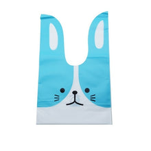 Load image into Gallery viewer, 50pcs/lot Cute Rabbit Ear Bags Cookie Plastic Bags&amp;Candy Gift Bags For Biscuits Snack Baking Package And Event Party Supplies