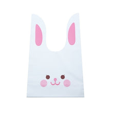 Load image into Gallery viewer, 50pcs/lot Cute Rabbit Ear Bags Cookie Plastic Bags&amp;Candy Gift Bags For Biscuits Snack Baking Package And Event Party Supplies