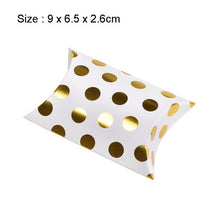 Load image into Gallery viewer, 10pcs Favor candy Box bag New craft paper Pillow Shape Wedding Favor Gift Boxes pie Party Box bags eco friendly kraft  promotion