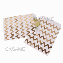 Load image into Gallery viewer, Paper Bags Treat bags Candy Bag Chevron Polka Dot Bags Christmas Wedding Birthday Party New Year Favors Supplies Gift Bags