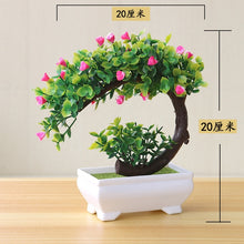 Load image into Gallery viewer, NEW Artificial Plants Bonsai Small Tree Pot Plants Fake Flowers Potted Ornaments For Home Decoration Hotel Garden Decor