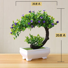 Load image into Gallery viewer, NEW Artificial Plants Bonsai Small Tree Pot Plants Fake Flowers Potted Ornaments For Home Decoration Hotel Garden Decor