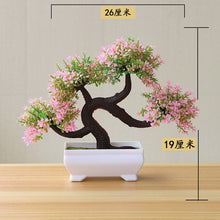 Load image into Gallery viewer, NEW Artificial Plants Bonsai Small Tree Pot Plants Fake Flowers Potted Ornaments For Home Decoration Hotel Garden Decor