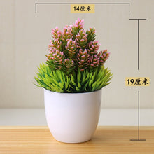 Load image into Gallery viewer, NEW Artificial Plants Bonsai Small Tree Pot Plants Fake Flowers Potted Ornaments For Home Decoration Hotel Garden Decor